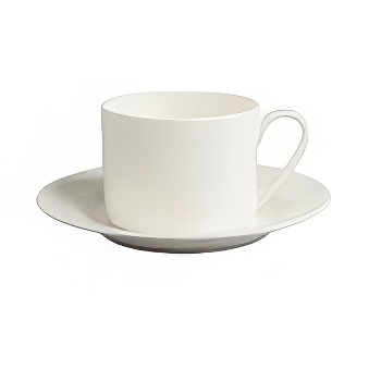 Sublimation Cup with Saucer - Set 6 pcs
