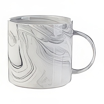 Stackable Marbled Sublimation Mug