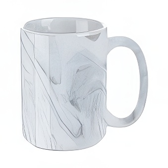 Large Marbled Sublimation Mug