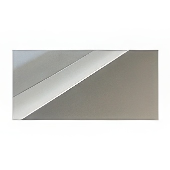 Aluminium plate for thermal transfer, sublimation and DTF overprint and engraving