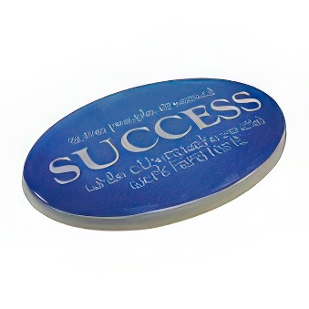 Sublimation polymer fridge magnet - oval