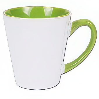 Latte Sublimation Mug - Inner and Handle Coloured