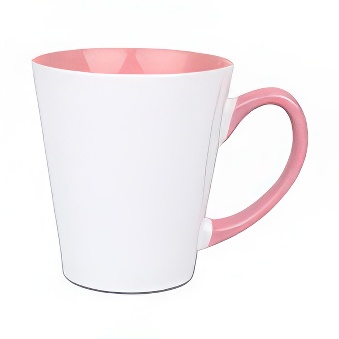 Latte Sublimation Mug - Inner and Handle Coloured