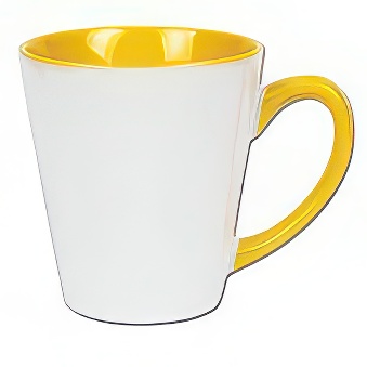 Latte Sublimation Mug - Inner and Handle Coloured
