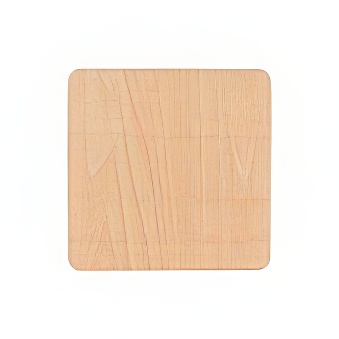 Plywood mugs pad for sublimation and engraving - heart