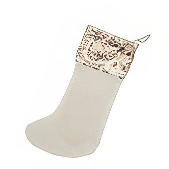 Rose gold sequin Christmas stocking for sublimation