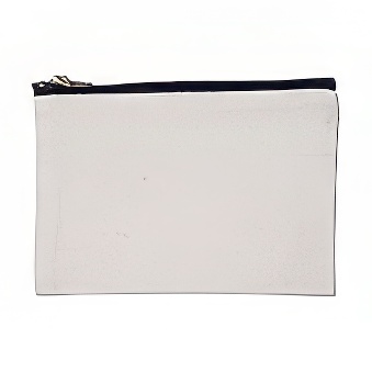 Small cosmetic bag with a linen structure for sublimation