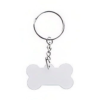 Keychain for sublimation and engraving - bone