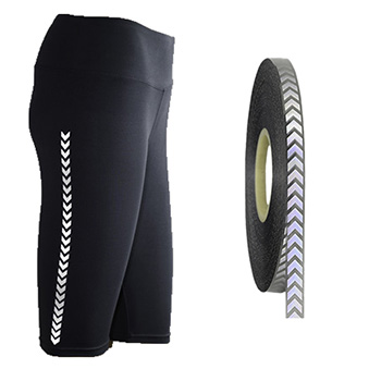 Segmented heat transfer reflective tape - arrow