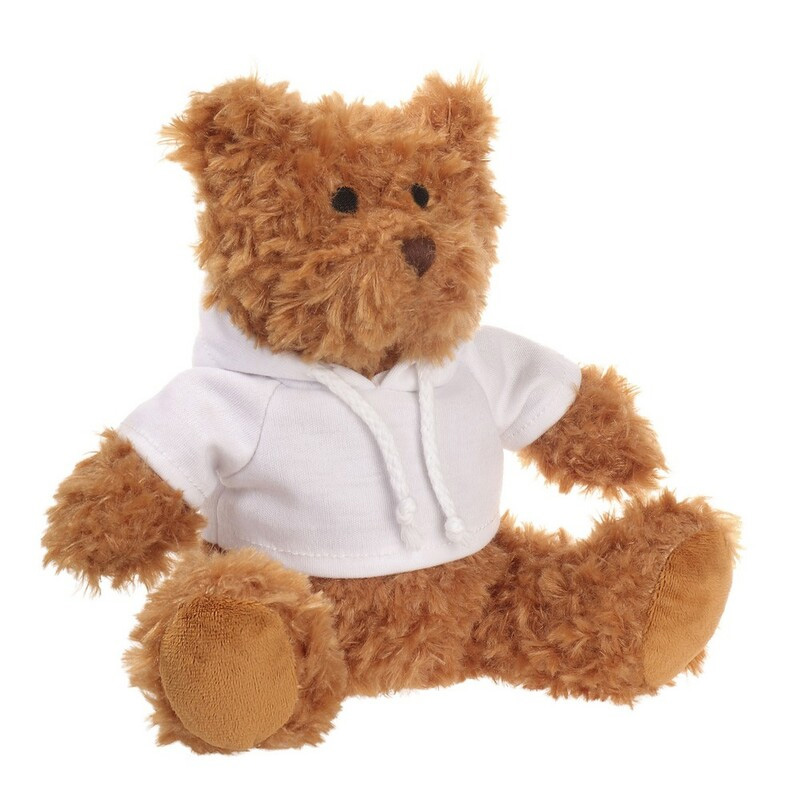 Brown Teddy Bear with a white T-shirt for Print
