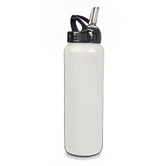 Metal bottle with mouthpiece for sublimation and engraving