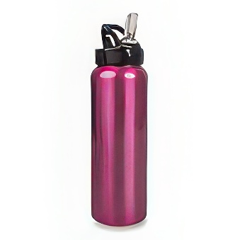 Metal bottle with mouthpiece for sublimation and engraving
