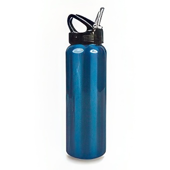 Metal bottle with mouthpiece for sublimation and engraving