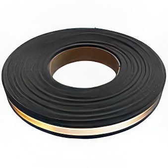 Taśma rypsowa do wszycia z paskiem odblaskowym