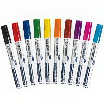 Set of 10 markers TZ1, assorted colours