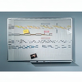 Tablica suchościeralna magnetyczna do planowania roku Professional