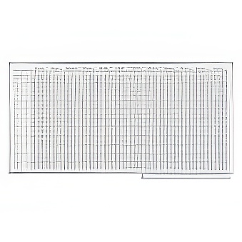 Tablica suchościeralna magnetyczna do planowania roku Professional