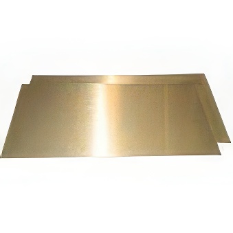 Satin gold aluminium plate for sublimation overprint, engraving and DTF
