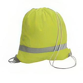 Reflective bag with grey string for sublimation