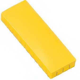 Yellow rectangular magnets