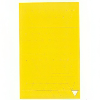 Geometryczne symbole magnetyczne - żółte trójkąty