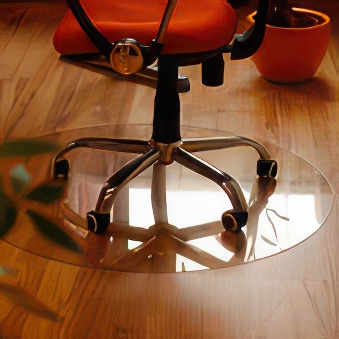 Chair Mat Flat polycarbonate round