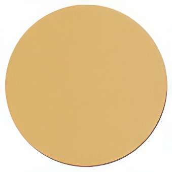 Gold metal disc for sublimation, engraving, laser printer heat transfer, and DTF