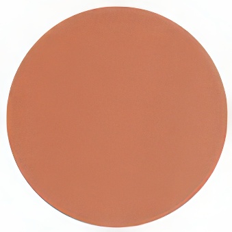 Brown metal disc for sublimation, engraving, laser printer heat transfer, and DTF