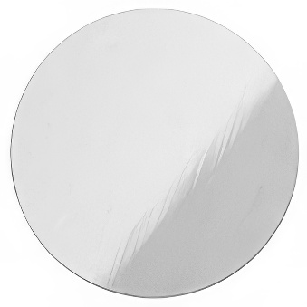 Silver metal disc for sublimation, engraving, laser printer heat transfer, and DTF