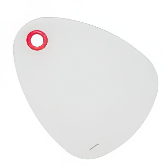 Drop shaped glass cutting board for sublimation and engraving