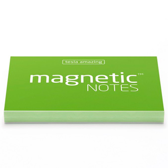 Elektrostatyczne suchościeralne karteczki na notatki - zielone