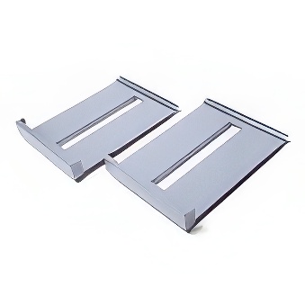 Set of metal shelves for BRT leaflet holder exhibition and wall-mounted BRW leaflet rack - 2 pieces