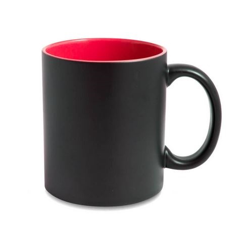 Magic Matte Colour-Changing Mug – For Sublimation & Laser Engraving - Coloured Inner