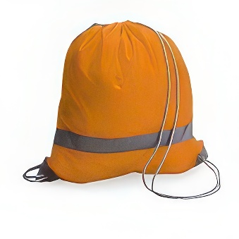 Reflective bag with grey string for sublimation