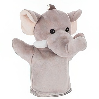 Elephant Hand Puppet - a Mascot for Printing