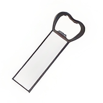 Metal bottle opener with magnet for sublimation and engraving