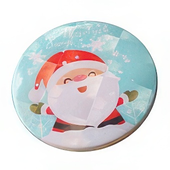 Elements for making badges with prismatic foil