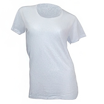 Semi-transparent women&rsquo;s T-shirt for sublimation