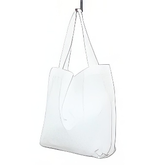 Tote bag with handles for sublimation