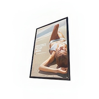 Snap frame with sharp corners