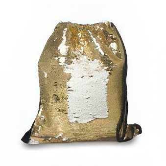 Shoe bag with two-color sequins for sublimation