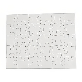 Puzzle for sublimation 24 elements