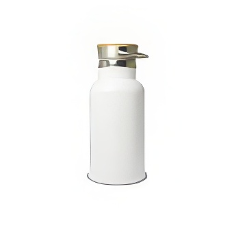 Metal thermal bottle with bamboo lid for sublimation and engraving