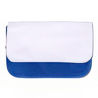 Makeup bag with white flap for sublimation