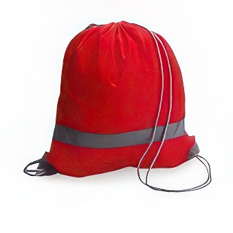 Reflective bag with grey string for sublimation