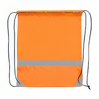 Reflective shoes bag with black string for sublimation