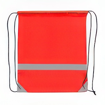 Reflective shoes bag with black string for sublimation