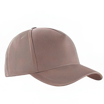 Peaked cap 5-panels with metal clip