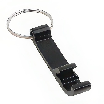 Key ring with bottle opener for engraving - 25 pieces