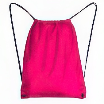 Drawstring bag with black string - 10 pieces
